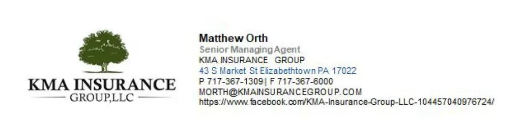 KMA Insurance Group — event insurance experts in Elizabethtown, PA