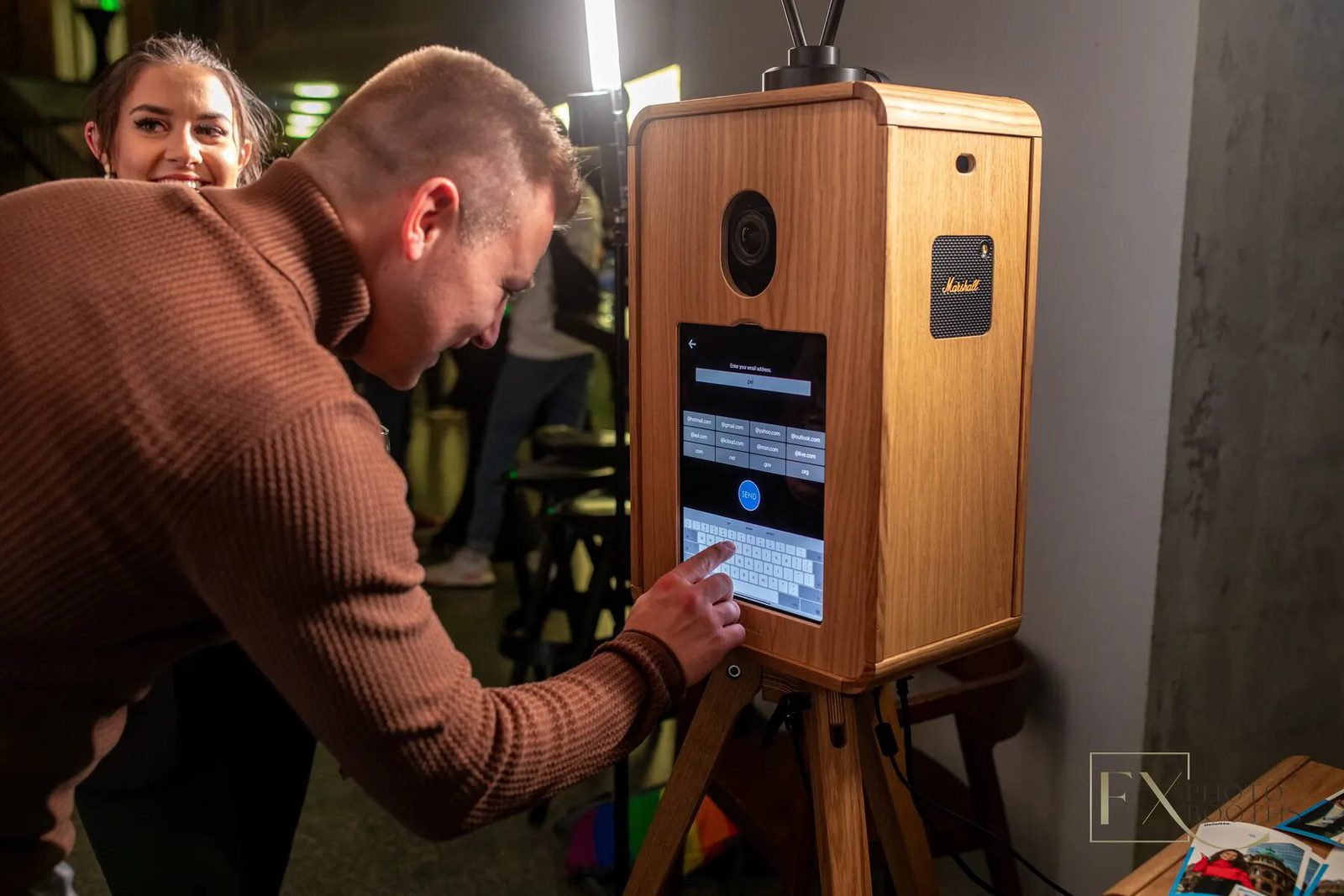 FX Photo Booths setup at a Hershey, PA event