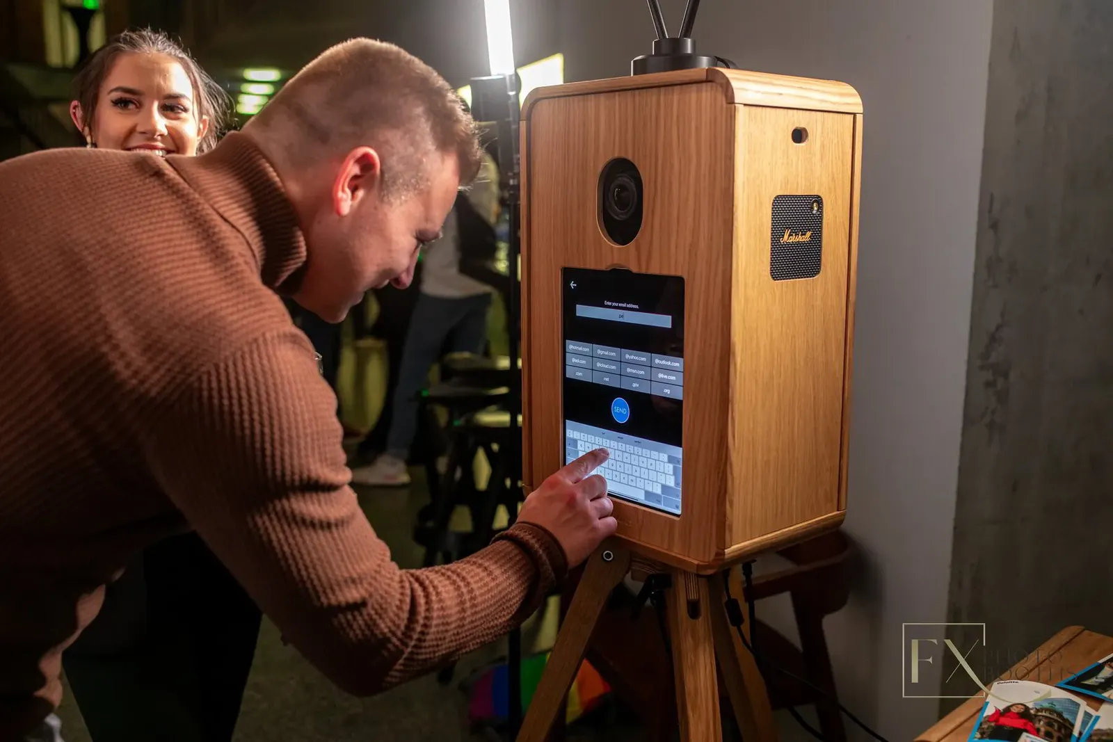 FX Photo Booths setup at a Harrisburg, PA event