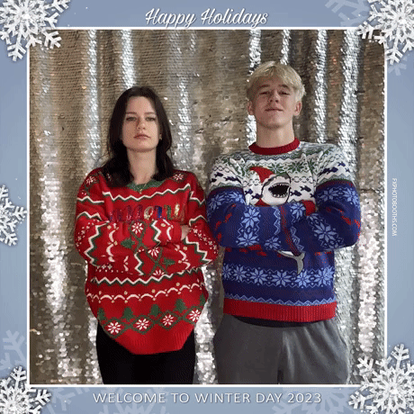 Party photo booth template example