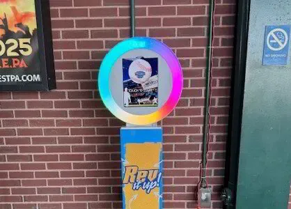 York Revolution photo booth