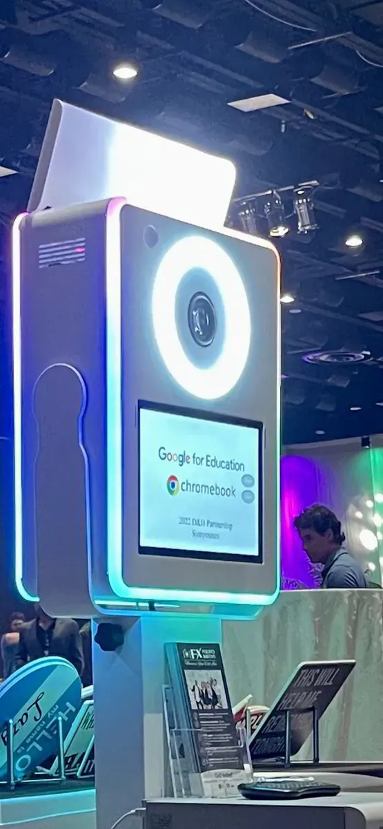 FX Photo Booths brand activation at a trade show