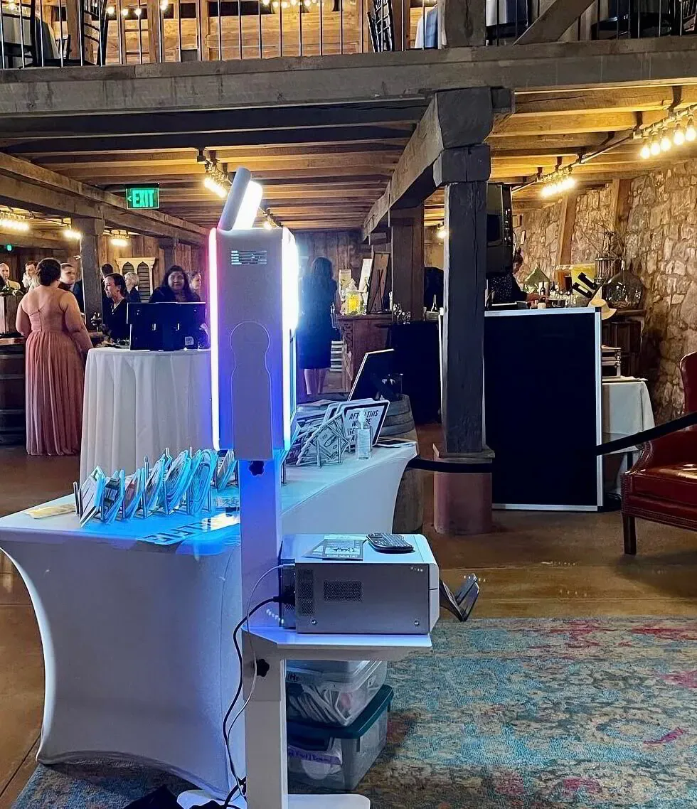 Photo booth at Drumore Estate, Pequea, PA