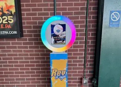 York Revolution photo booth