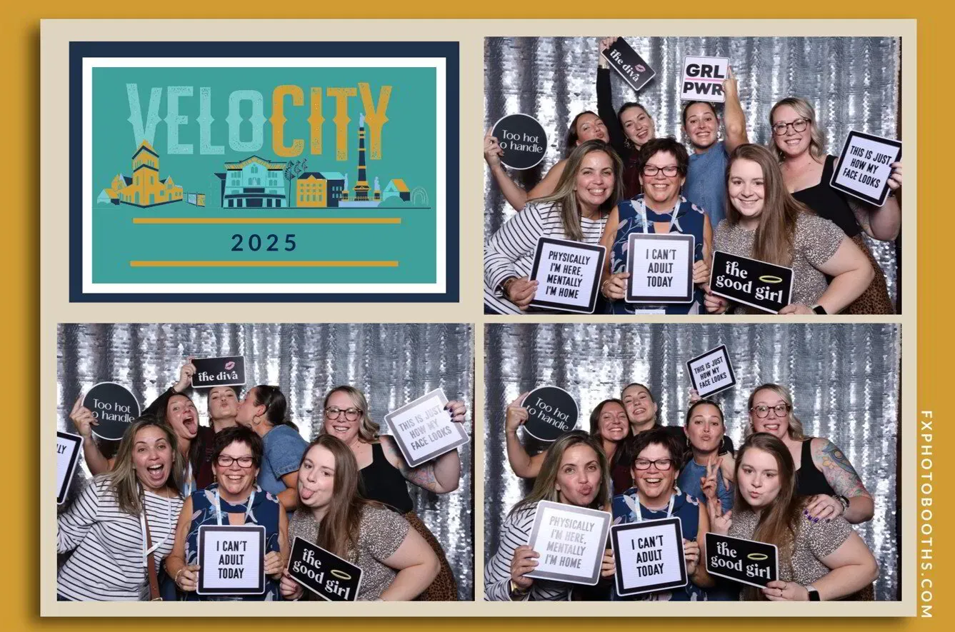 VeloCity 2025 photo booth at Tellus 360