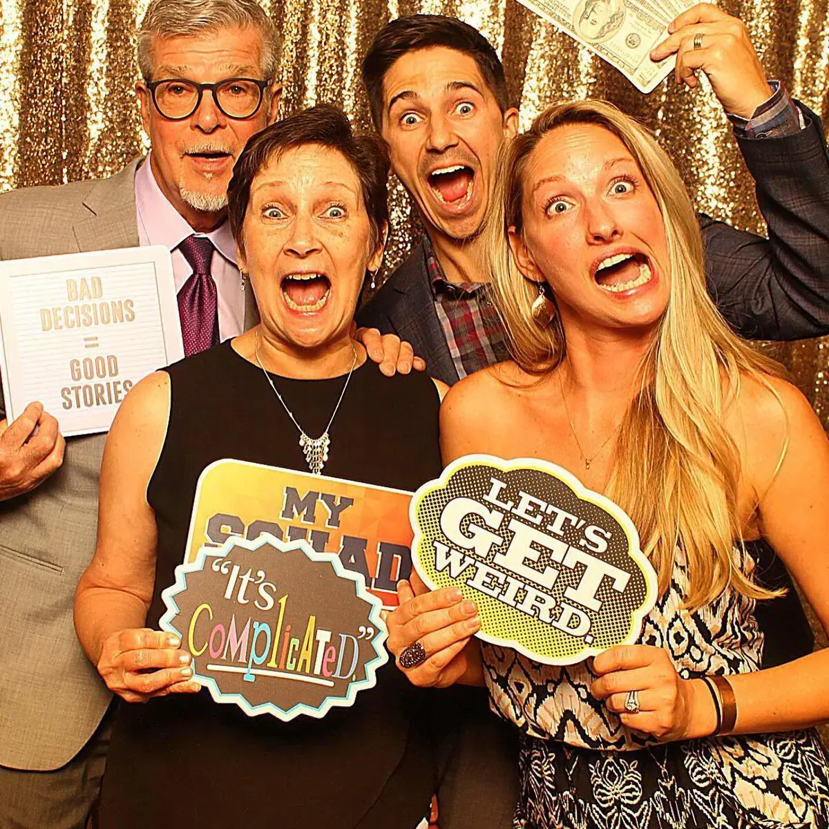 Event photo booth gallery