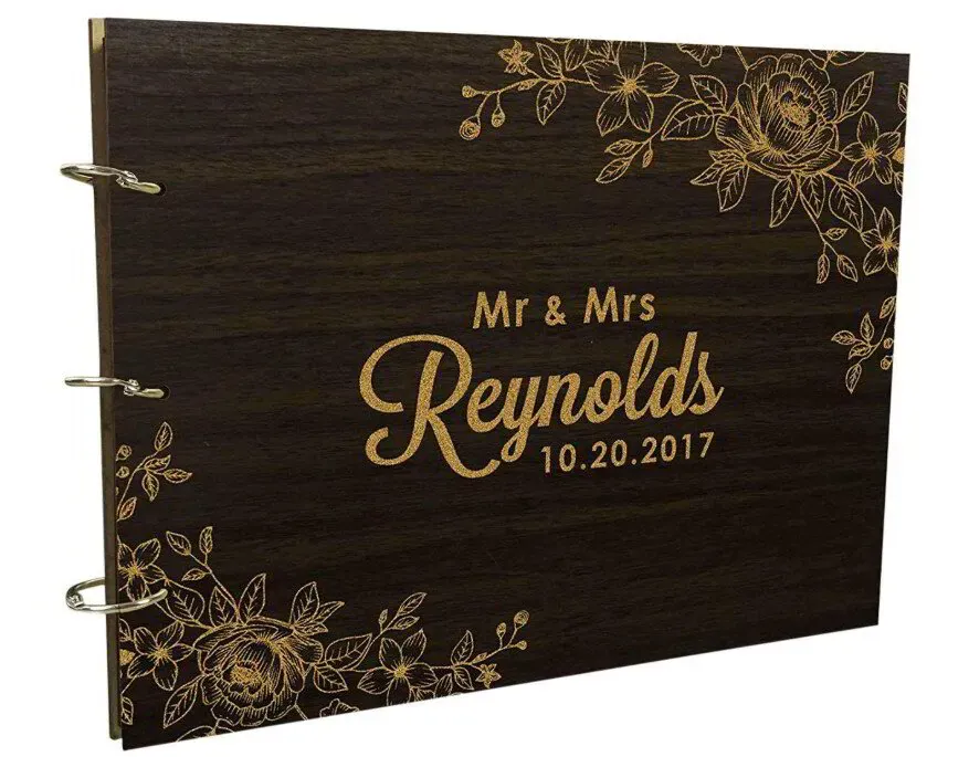 Scrapbook guest book station