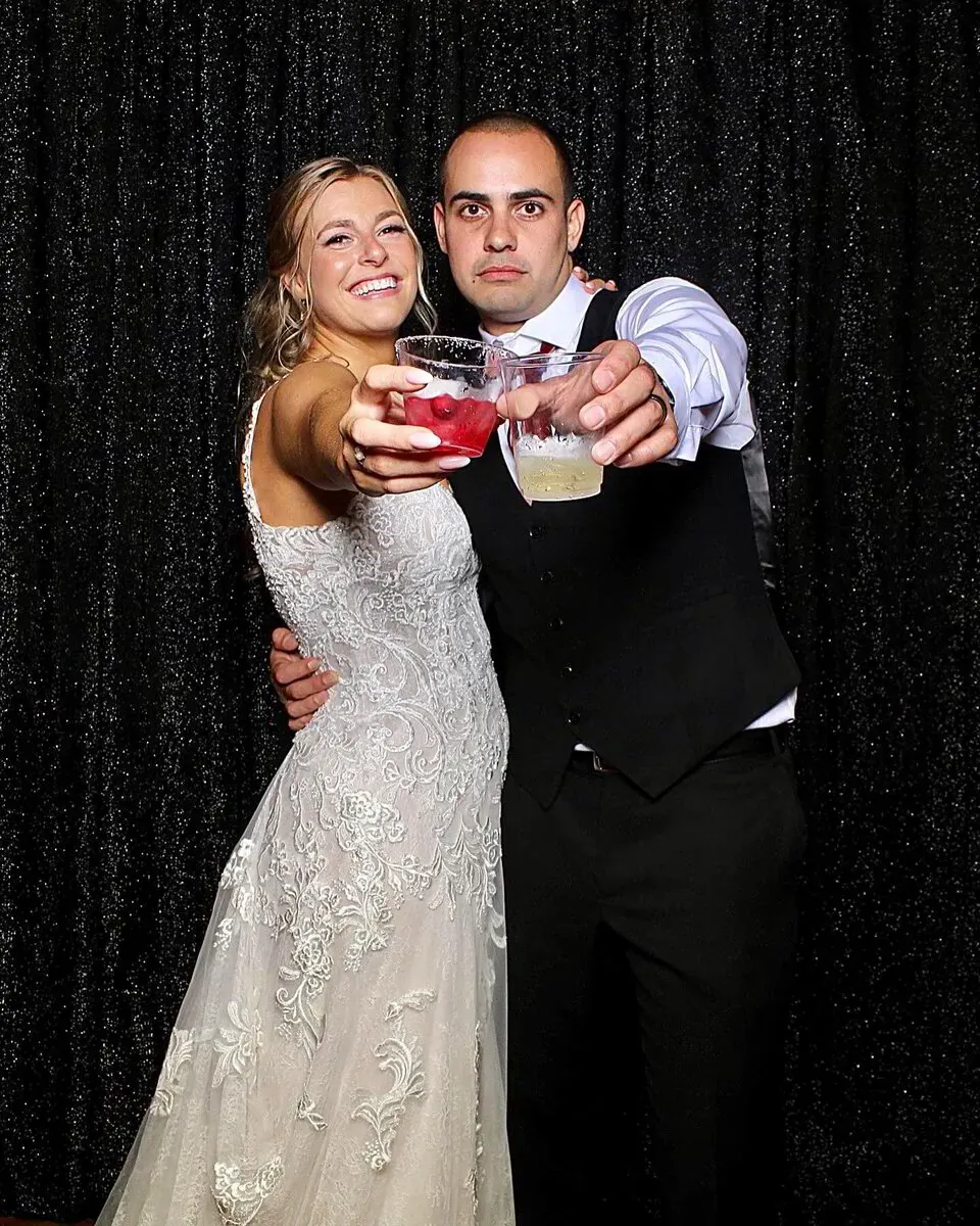 Mirror booth wedding