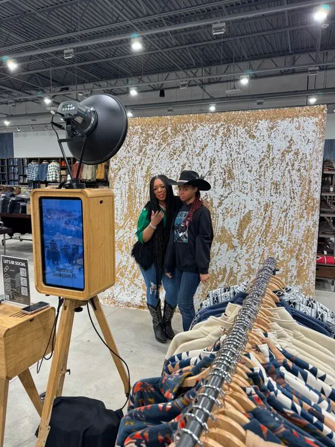 Boot Barn grand opening photo booth