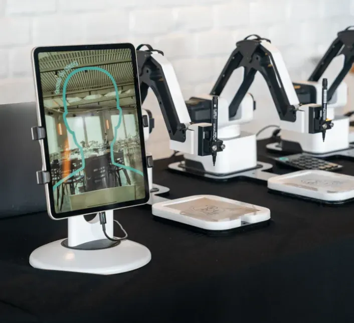 FX Photo Booths Draw Me Bot live caricature