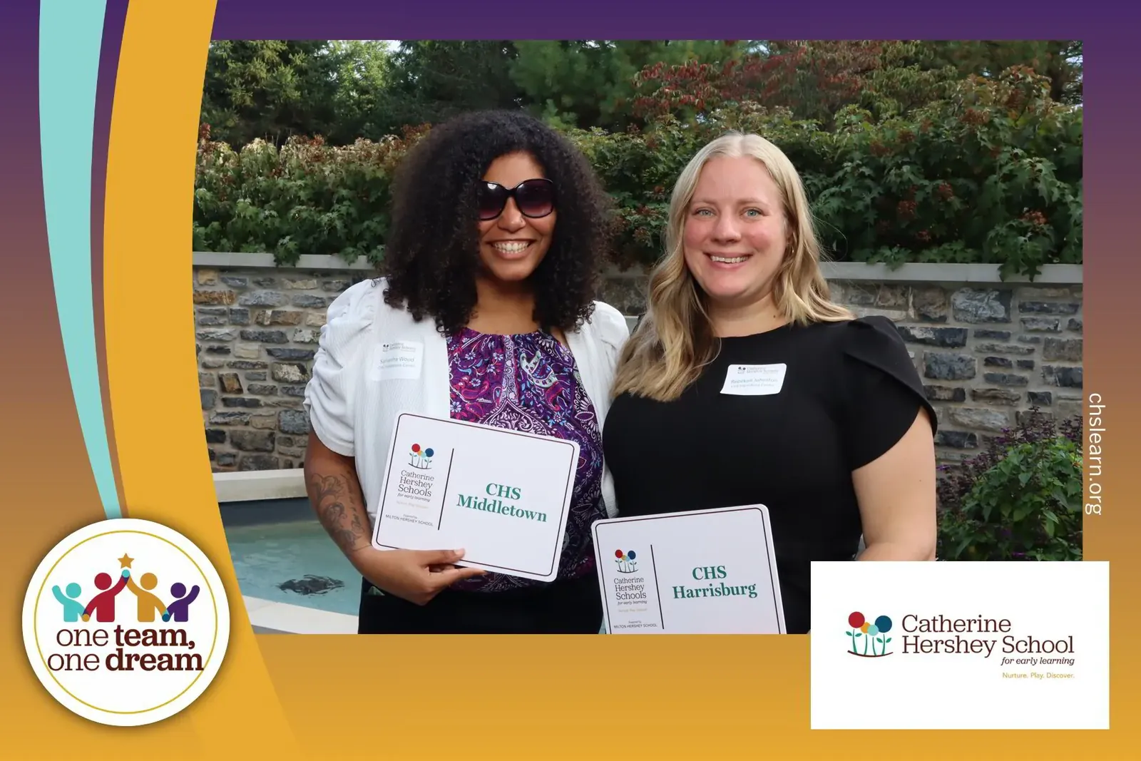 Catherine Hershey School team building photo booth