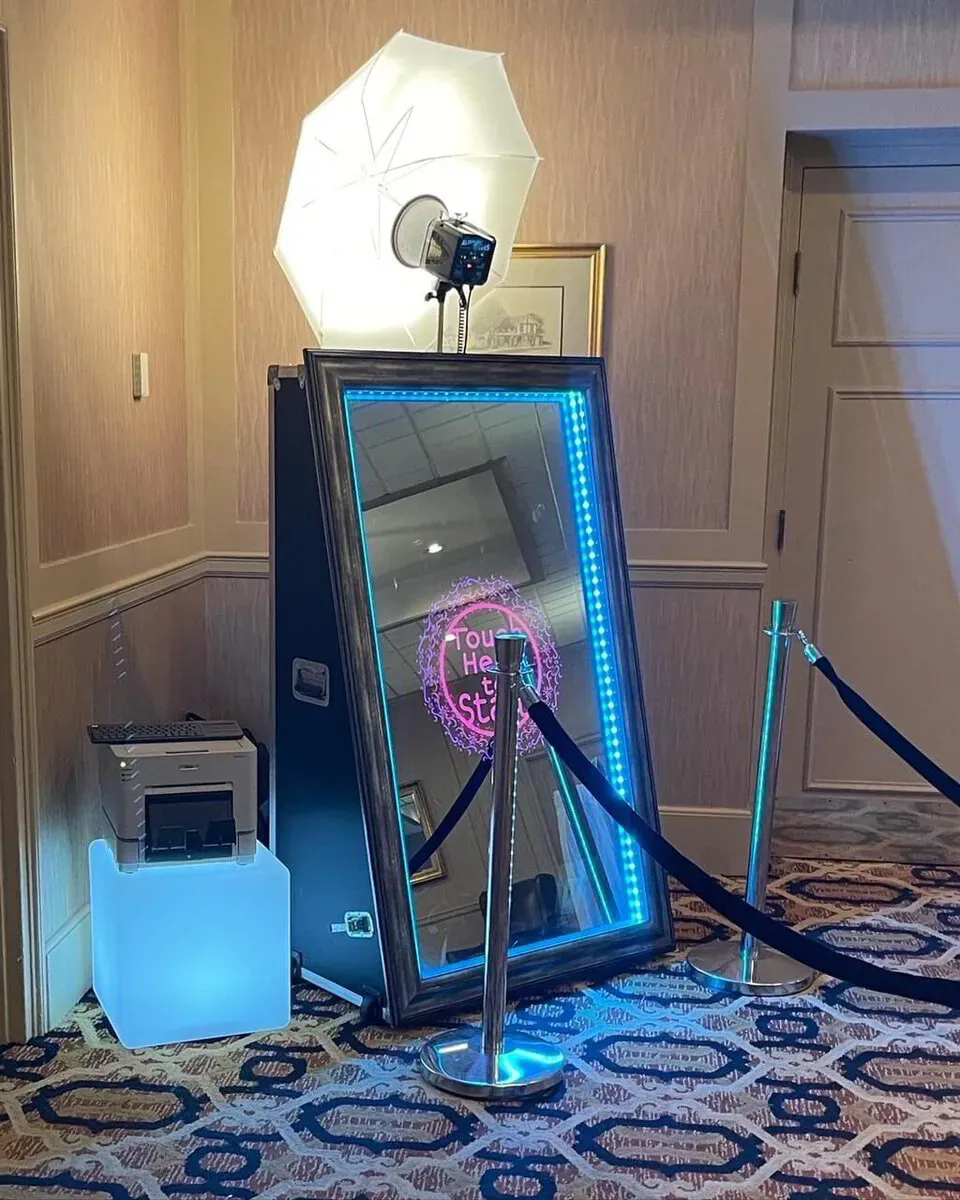 Mirror booth brand activation
