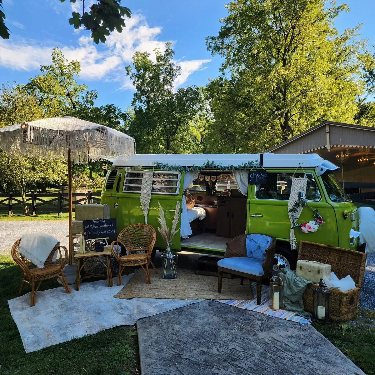 FX Photo Booths Vintage VW Bus photo booth rental