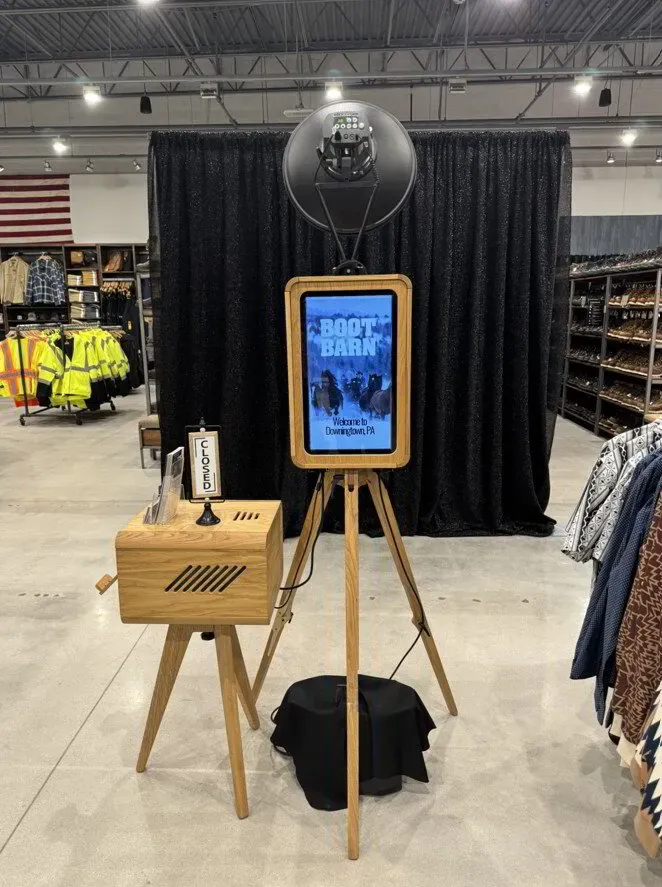 Boot Barn grand opening photo booth