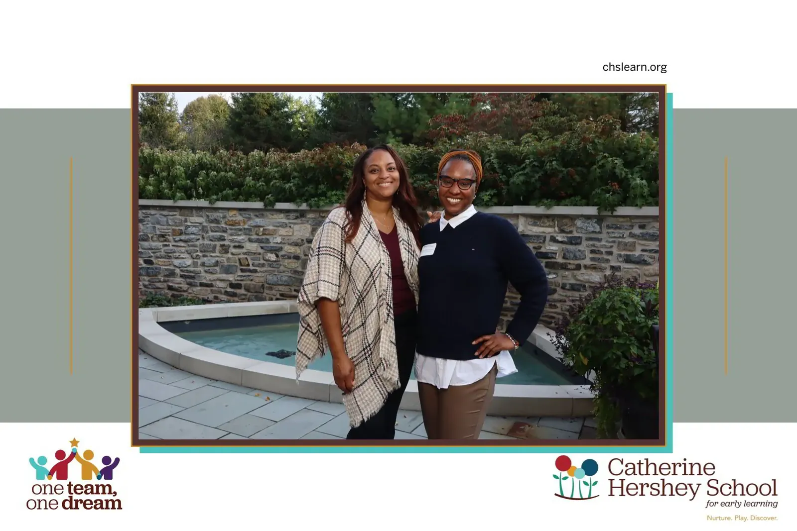 Catherine Hershey School team building photo booth