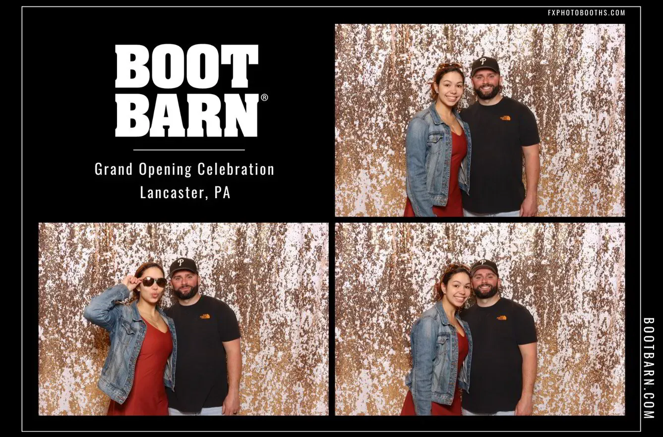 Boot Barn grand opening photo booth
