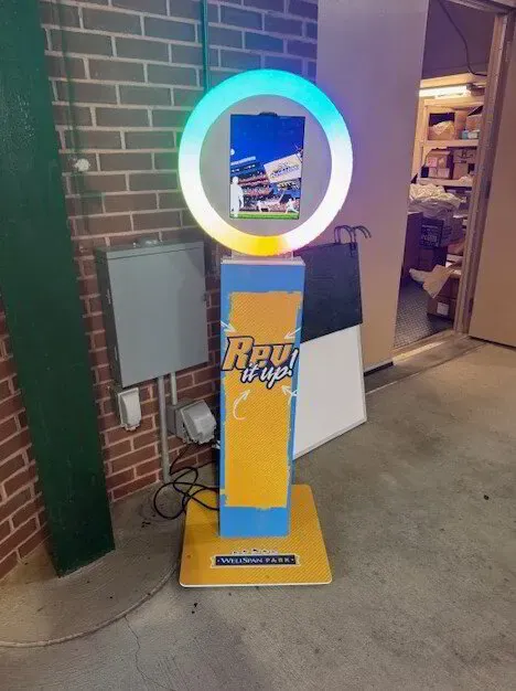 York Revolution photo booth at WellSpan Park