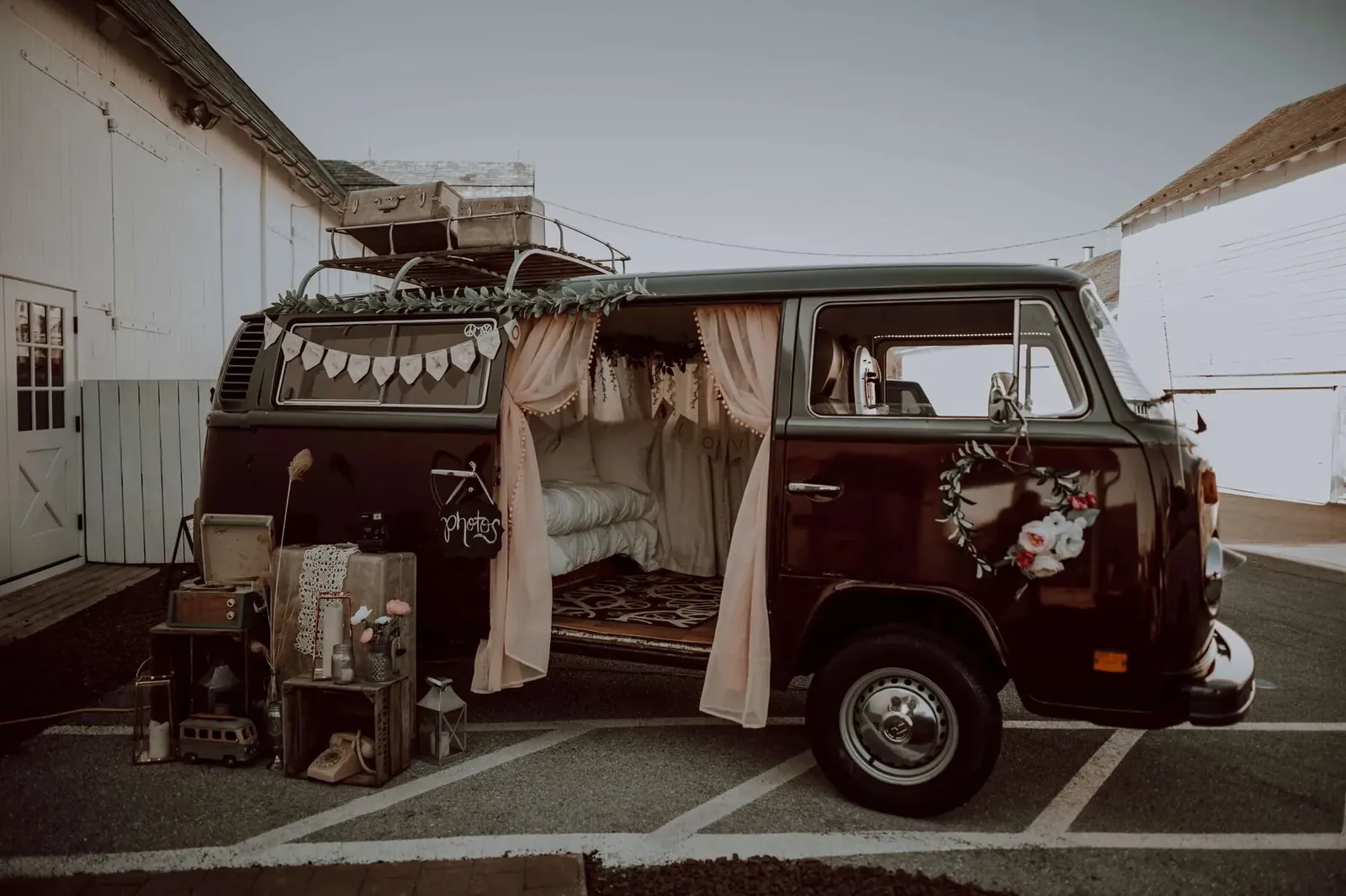 Vintage VW Bus at Melhorn Manor