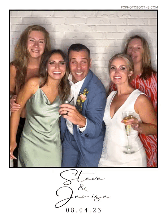 Animated GIF from a Harrisburg wedding photo booth