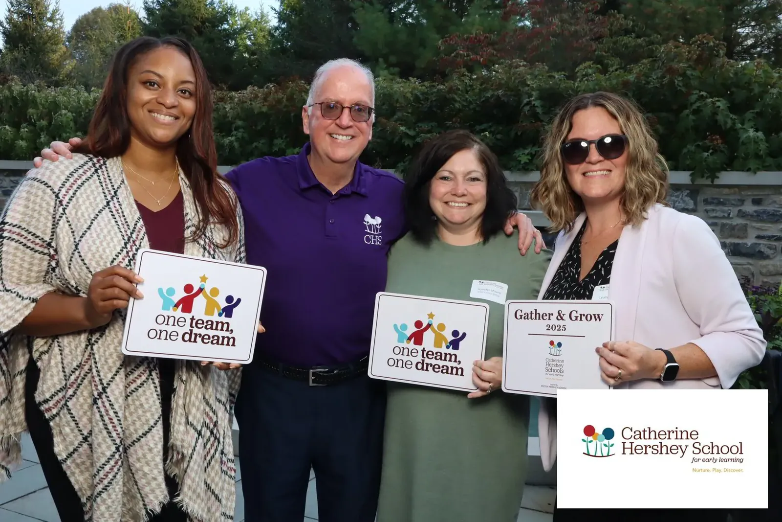 Catherine Hershey School team building photo booth